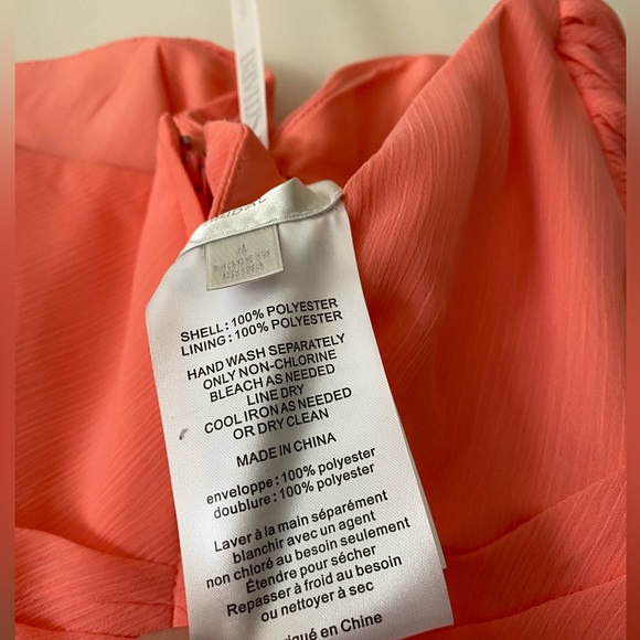 Coral Strapless Gown - Picture 4 of 4